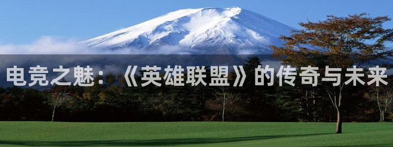 安博电竞吧：电竞之魅：《英雄联盟》的传奇与未来